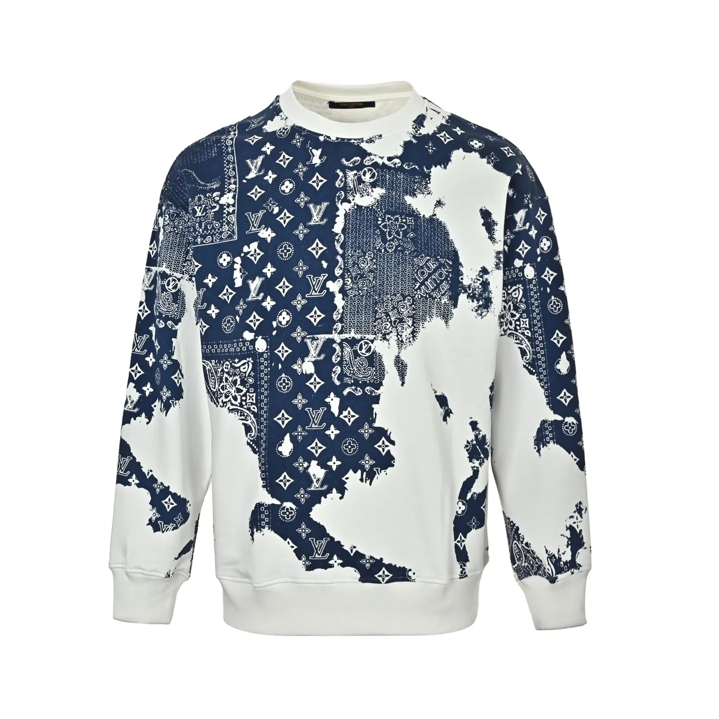 Louis Vuitton/Louis Vuitton 25Fw Cashew Flower Series crew neck sweatshirt